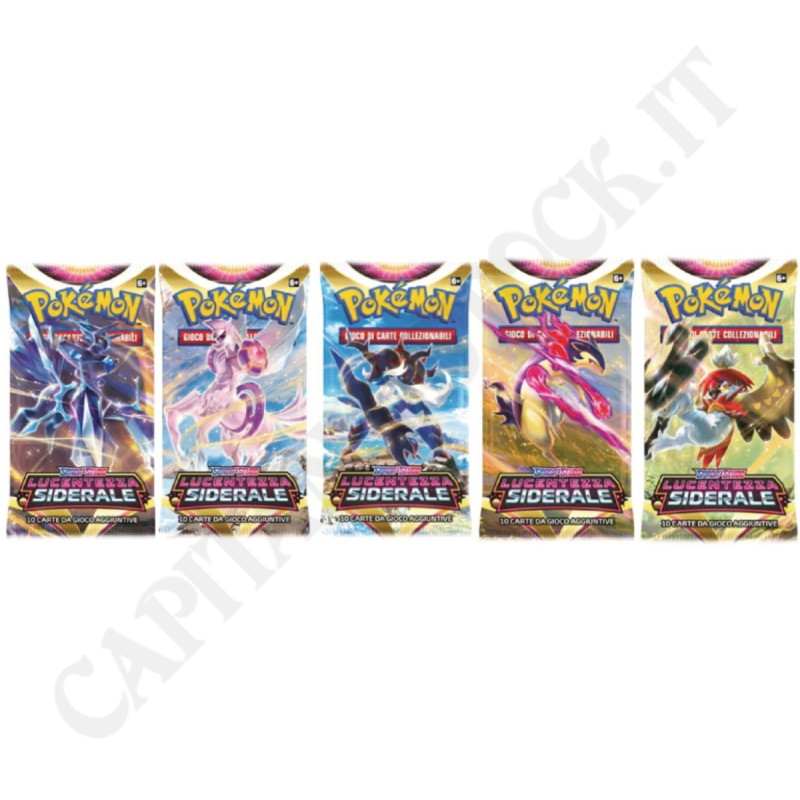 Pokémon Sword and Shield Space Shine - Pack of 10 Additional Cards - IT - All Artwork - Second Choice