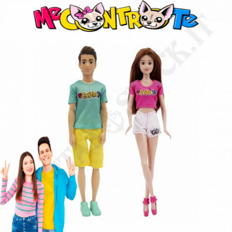 Buy Me Contro Te Couple of Dolls Luì & Sofì - Small Imperfection at only €16.84 on Capitanstock