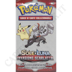 Buy Pokémon Sun and Moon Scarlet Invasion Presentation Pack 3 Rarity Cards - IT - Second Choice at only €3.99 on Capitanstock