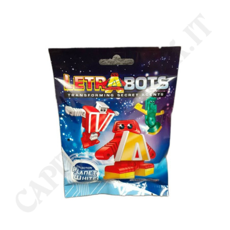 Buy Cicaboom LetrABots Transforming Secret Agents - Planet White 3+ at only €2.69 on Capitanstock