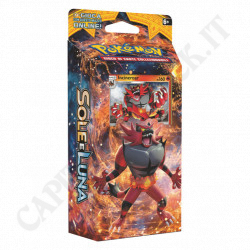 Pokémon Deck Sole Luna Fiamme Ruggenti Incineroar Ps 160 - Packaging Rovinato