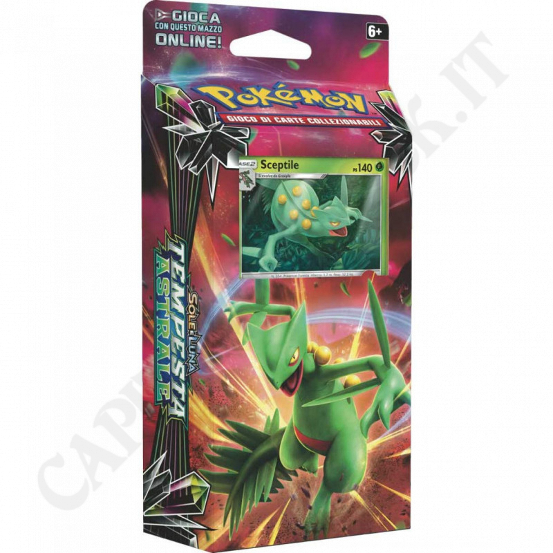 Pokémon Deck Sun and Moon Astral Storm Sap Voltaica - Packaging Rovinato Pokémon Deck Sun and Moon Astral Storm Sap Voltaica - Packaging Rovinato