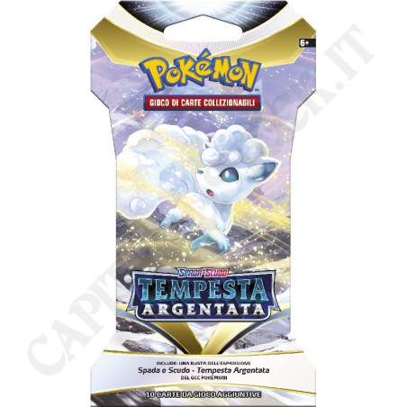 Buy Pokémon Sword and Shield Silver Storm Pack of 10 Cards Blister Paper Sleeve - IT at only €5.50 on Capitanstock
