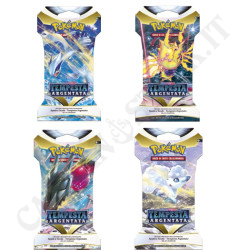 Pokémon Sword and Shield Silver Storm Pack of 10 Cards Blister Paper Sleeve - IT