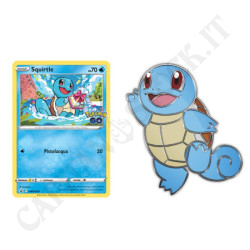 Acquista Pokémon Carta Rara Squirtle Ps 70 + Spilla - IT a soli 4,99 € su Capitanstock 