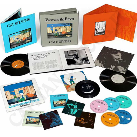 Acquista Cat Stevens Teaser and the Firecat Super Deluxe Box Edition (4CD + BluRay + 2 LP + 7" Single) a soli 163,90 € su Capitanstock 