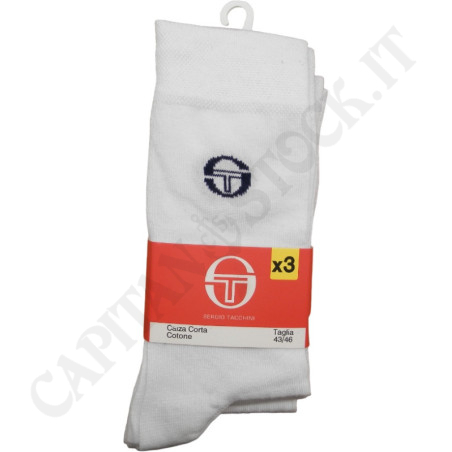 Buy Sergio Tacchini Short Socks 3 Pairs Color White at only €4.59 on Capitanstock Buy Sergio Tacchini Short Socks 3 Pairs Color White at only €4.59 on Capitanstock