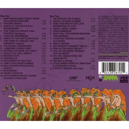 Acquista Frank Zappa 200 Motels 2 CD a soli 8,29 € su Capitanstock 