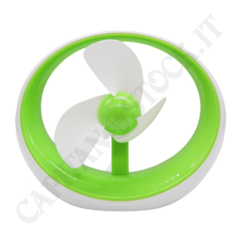 Buy Fashion Fan - USB Activation and AA Battery Mini Portable Fan - 3 Colors at only €3.99 on Capitanstock