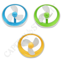 Fashion Fan - USB Activation and AA Battery Mini Portable Fan - 3 Colors