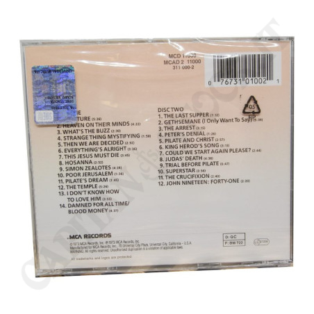 Acquista Jesus Christ Superstar - Album Della Colonna Sonora Originale del Film - Doppio CD a soli 12,99 € su Capitanstock 