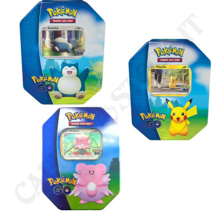Buy Pokémon Go Snorlax Tin Box IT - Smal Imperfections at only €25.99 on Capitanstock