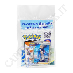 Pokémon GO Carta Blanche SWSH227 della Squadra Saggezza & Spilla Squadra Saggezza