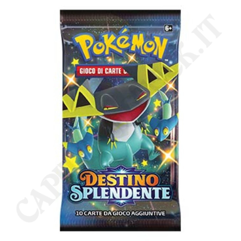Acquista Pokémon Spada e Scudo Destino Splendente - Bustina 10 Carte Aggiuntive - IT a soli 7,99 € su Capitanstock 