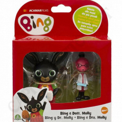 Bing e Dott Molly Coppia Mini Personaggi - Packaging Rovinato
