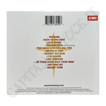 Acquista Brian May Back to The Light Digipack CD a soli 8,19 € su Capitanstock 