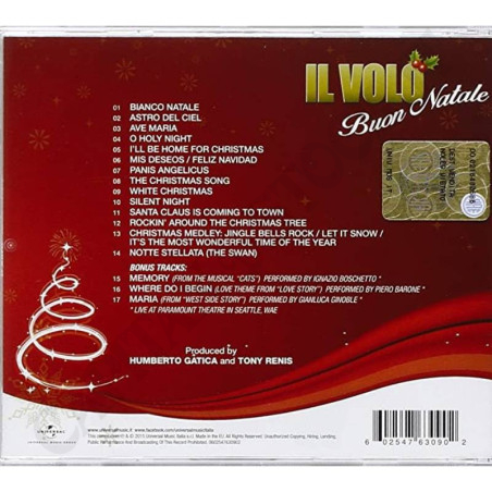 Acquista Il Volo Buon Natale CD a soli 4,49 € su Capitanstock 