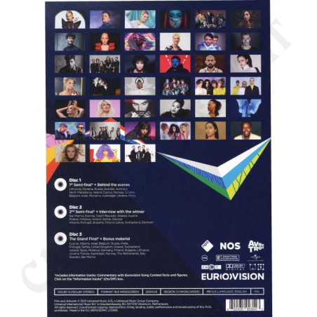Buy Eurovision Song Contest Rotterdam 2021 - 3 DVDs at only €15.99 on Capitanstock