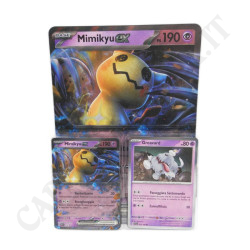 Buy Pokémon Mimikyu EX PS 190 Giant Promotional Card + Mimikyu EX Card PS 190 + Greavard Card PS 80 - IT at only €6.99 on Capitanstock