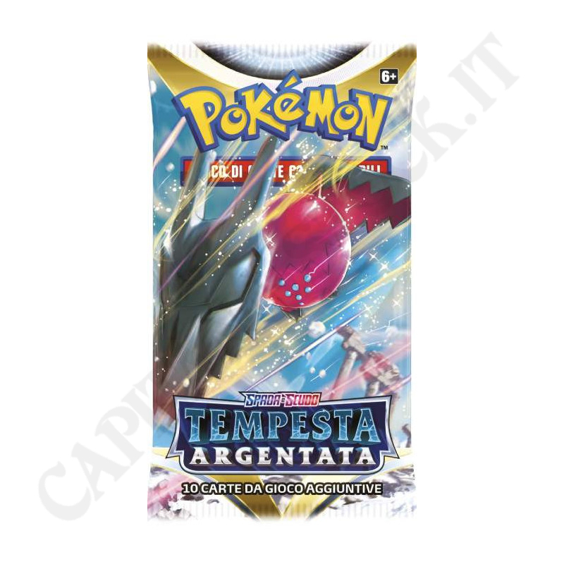 Acquista Pokémon Spada e Scudo Tempesta Argentata - Bustina 10 Carte Aggiuntive - IT a soli 5,80 € su Capitanstock 