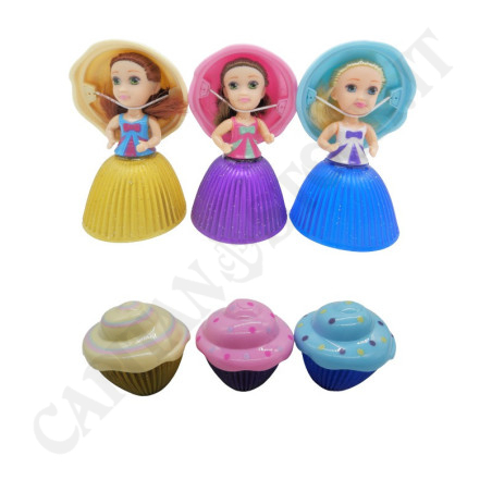 Acquista Mini Cupcake Surprise Set 3 Bamboline - Senza Packaging a soli 4,45 € su Capitanstock 