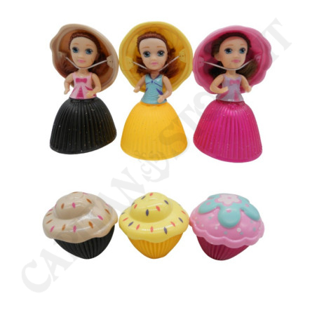 Acquista Mini Cupcake Surprise Set 3 Bamboline - Senza Packaging a soli 4,45 € su Capitanstock 