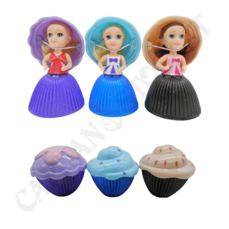 Acquista Mini Cupcake Surprise Set 3 Bamboline - Senza Packaging a soli 4,45 € su Capitanstock 