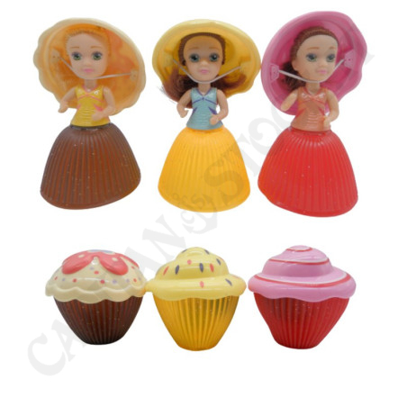 Acquista Mini Cupcake Surprise Set 3 Bamboline - Senza Packaging a soli 4,45 € su Capitanstock 
