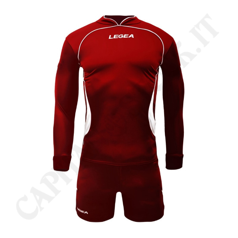 Legea Complete Football Kit Deinze Bordeaux/White Legea Complete Football Kit Deinze Bordeaux/White