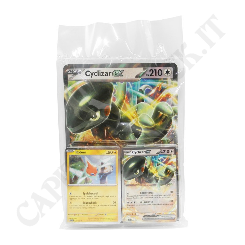 Pokémon Cyclizar Ex Ps 210 Carta Promozionale Gigante + Cyclizar Ex + Carta Rotom Ps 80- IT