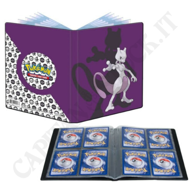 Ultra PRO Pokémon Portfolio 4 Pockets 10 Pages Mewtwo