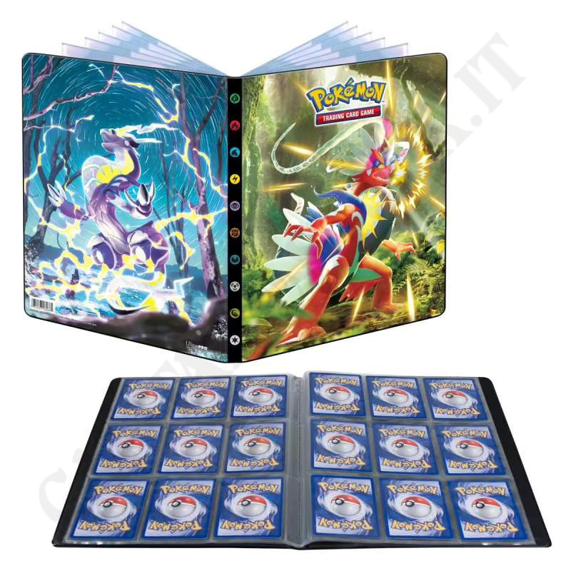 Ultra PRO Pokémon Portfolio 9 Pockets 14 Pages Scarlet and Violet Ultra PRO Pokémon Portfolio 9 Pockets 14 Pages Scarlet and Violet