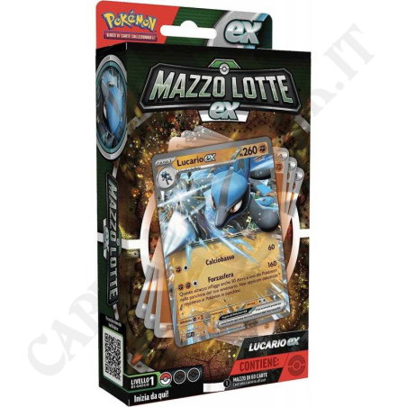 Acquista Pokémon Mazzo Lotte Lucario EX PS 260 IT a soli 14,80 € su Capitanstock 