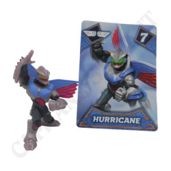 Hurricane Gormiti Wave 12 Mini Character With Gorm Card and Digital Code - Without Packaging