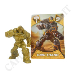 Lord Titano Gold Gormiti Wave 12 Mini Personaggio Con Gorm Card e Digital Code - Senza Packaging