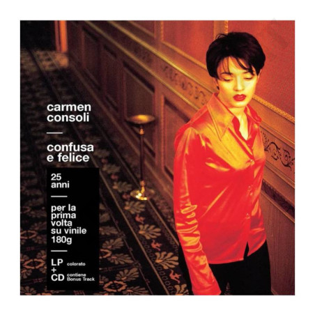 Buy Carmen Consoli Confusa e Felice 25th Anniversary Vinyl 180g + CD at only €22.90 on Capitanstock Buy Carmen Consoli Confusa e Felice 25th Anniversary Vinyl 180g + CD at only €22.90 on Capitanstock