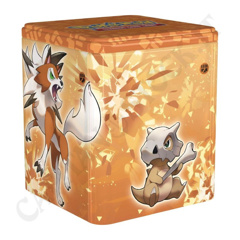 Pokémon Stacking Tin - TinTipo Lotta Impilabili (Mienfoo - Sirfetch’d - Cubone - Lycanroc Forma Crepuscolo) - IT Pokémon Stacking Tin - TinTipo Lotta Impilabili (Mienfoo - Sirfetch’d - Cubone - Lycanroc Forma Crepuscolo) - IT
