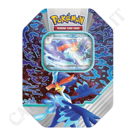 Buy Pokémon Collectible Tin Adventure Companions Of Paldea Quaquaval Ex Ps 320 - Small Imperfections at only €20.99 on Capitanstock Buy Pokémon Collectible Tin Adventure Companions Of Paldea Quaquaval Ex Ps 320 - Small Imperfections at only €20.99 on Capitanstock
