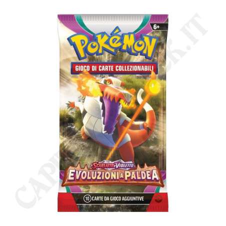 Buy Pokémon Scarlet and Violet Evolve in Paldea - Pack of 10 Additional Cards - IT at only €4.99 on Capitanstock
