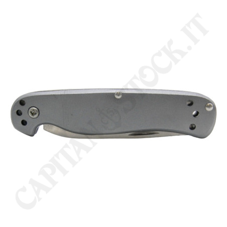 Acquista Coltello da Collezione con Manico in Metallo + Gancio per Tasca a soli 4,90 € su Capitanstock 