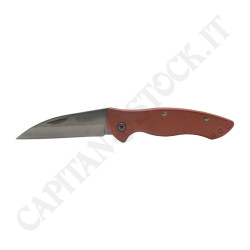 Knife for Collectors with Metal Red Handle