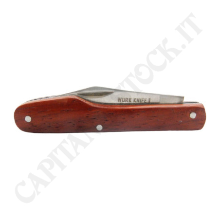 Acquista Coltello da Collezione con Manico Diritto in Legno a soli 4,90 € su Capitanstock 