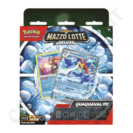 Acquista Pokémon Mazzo Lotte Deluxe Quaquaval Ex IT a soli 23,90 € su Capitanstock 