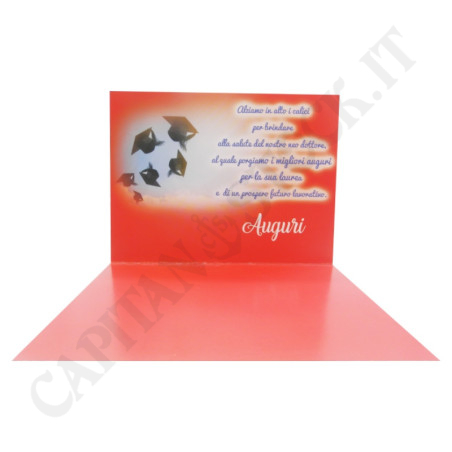 Acquista Biglietto di Congratulazioni Per La Laurea con Busta Bianca a soli 2,50 € su Capitanstock 