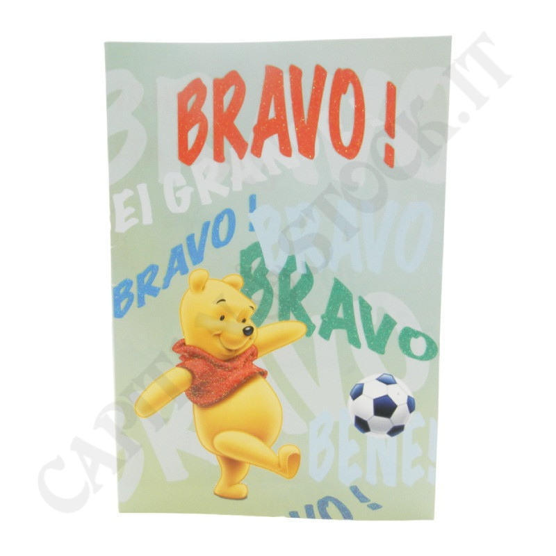 Congratulations card with Winnie the Pooh and Friends Congratulations card with Winnie the Pooh and Friends