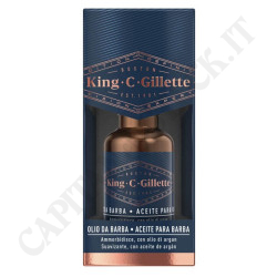 King C. Gillette Men's Moisturizing Beard Oil With Vegetable Oils 30 ml