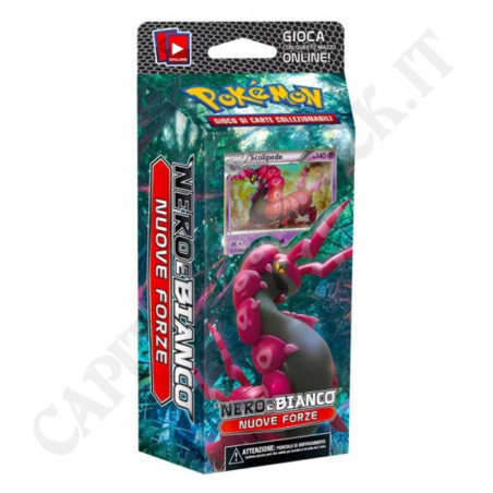Acquista Pokémon Deck Nero e Bianco Nuove Forze Astuzie Tossiche Scolipede Pv 140 - Packaging Rovinato a soli 15,50 € su Capitanstock  Acquista Pokémon Deck Nero e Bianco Nuove Forze Astuzie Tossiche Scolipede Pv 140 - Packaging Rovinato a soli 15,50 € su Capitanstock