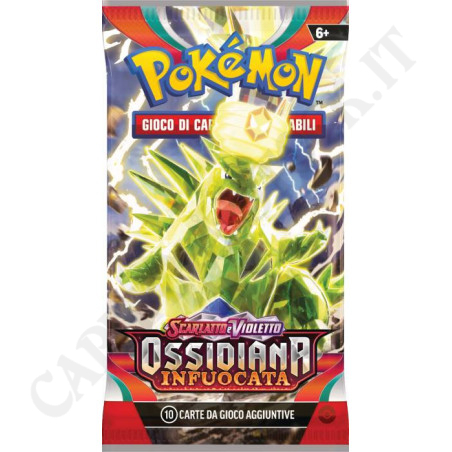 Acquista Pokémon Scarlatto e Violetto Ossidiana Infuocata Bustina 10 Carte Aggiuntive IT a soli 5,19 € su Capitanstock 