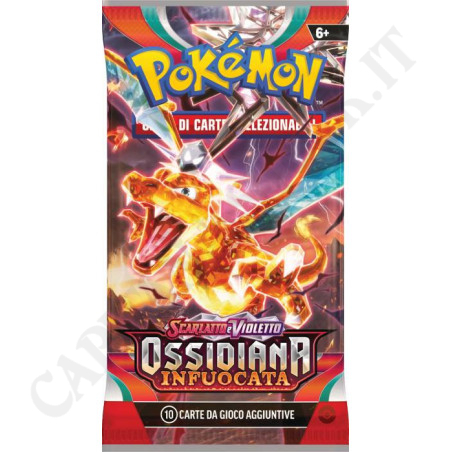 Acquista Pokémon Scarlatto e Violetto Ossidiana Infuocata Bustina 10 Carte Aggiuntive IT a soli 5,19 € su Capitanstock 