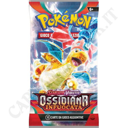 Acquista Pokémon Scarlatto e Violetto Ossidiana Infuocata Bustina 10 Carte Aggiuntive IT a soli 5,50 € su Capitanstock 